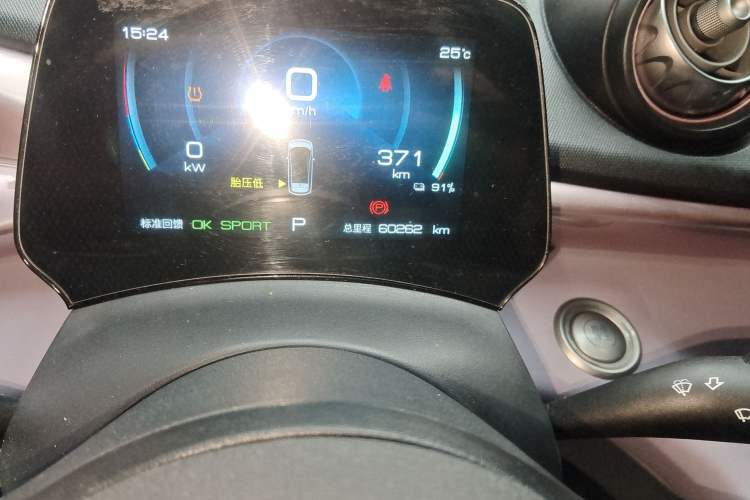 Used BYD Dolphin 2021 405 km Fashion Edition Odometer Close Up