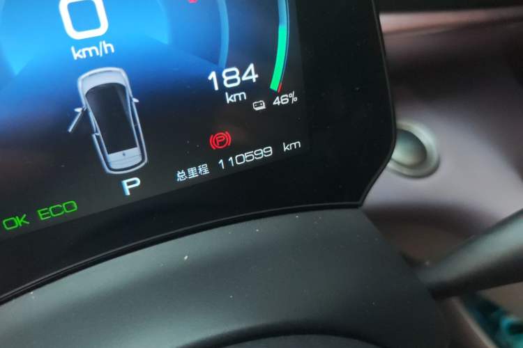 Used BYD Dolphin 2021 405 km Fashion Edition Odometer Close Up