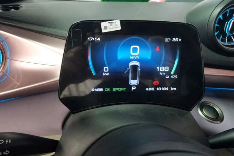 Used BYD Dolphin 2021 401km Knight Edition Odometer Close Up