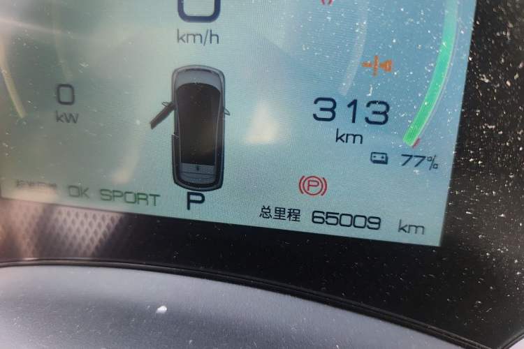 Used BYD Dolphin 2021 405 km Fashion Edition Odometer Close Up