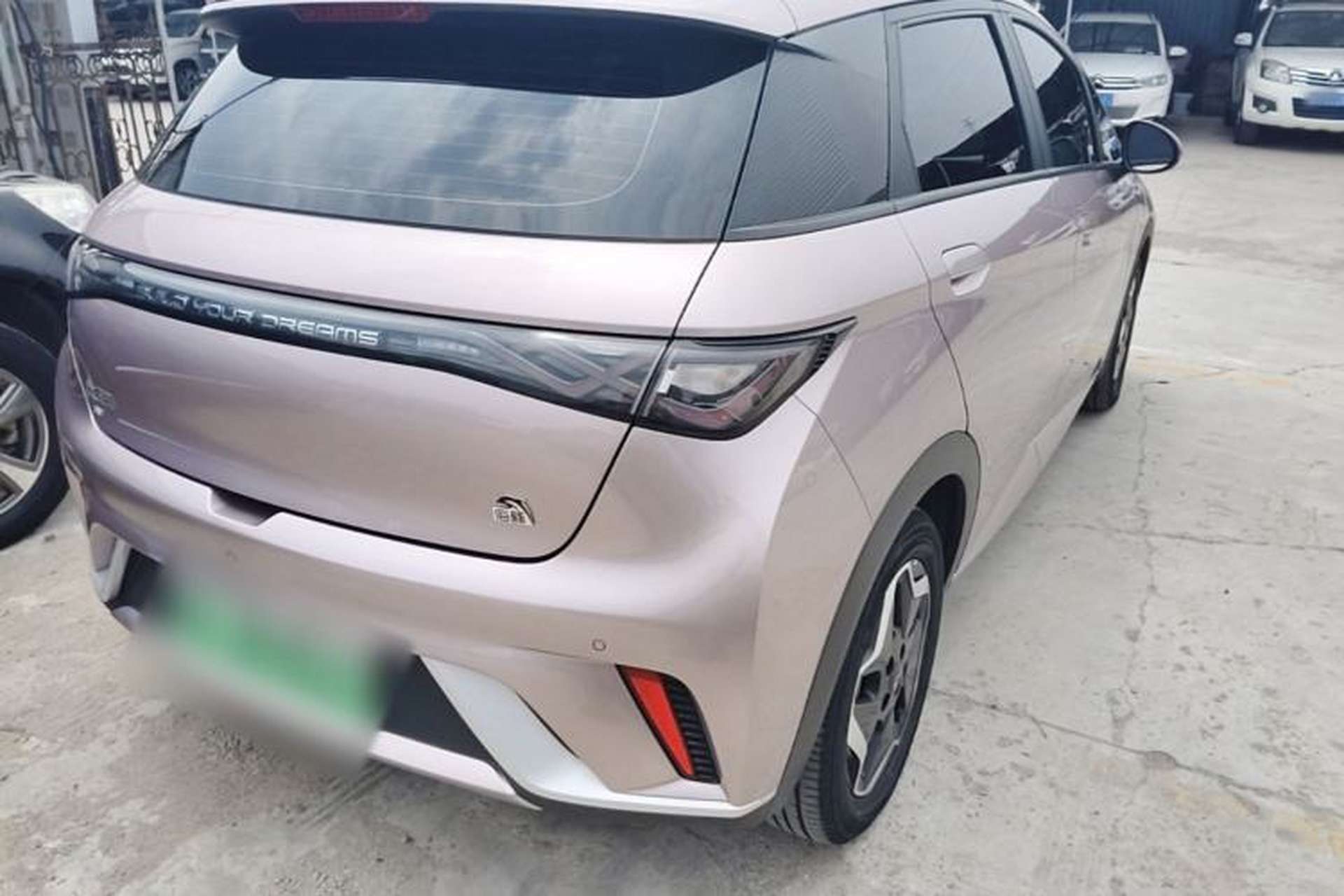 Used BYD Dolphin 2021 405 km Fashion Edition Rear Right 45 Deg