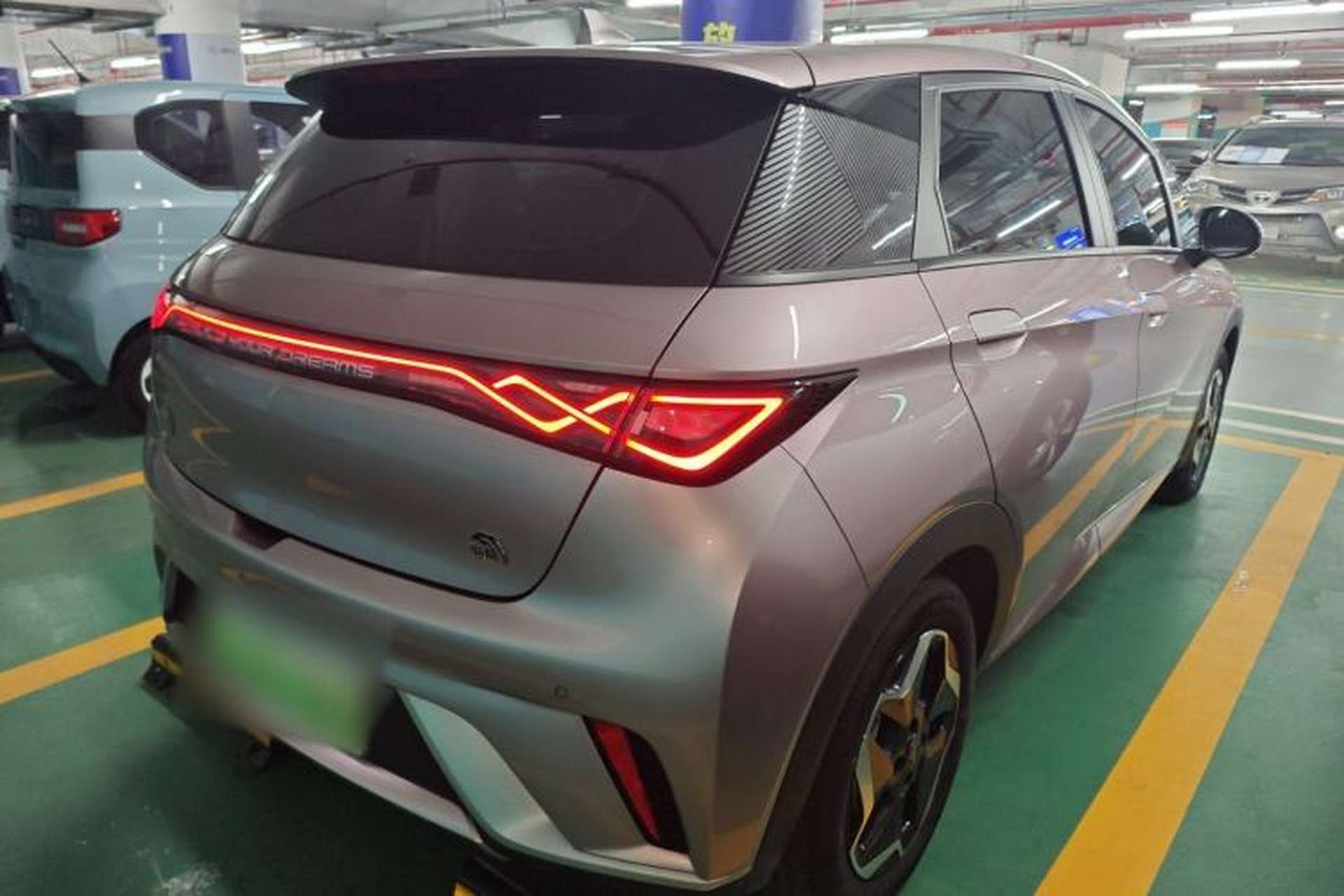 Used BYD Dolphin 2021 405 km Fashion Edition Rear Right 45 Deg