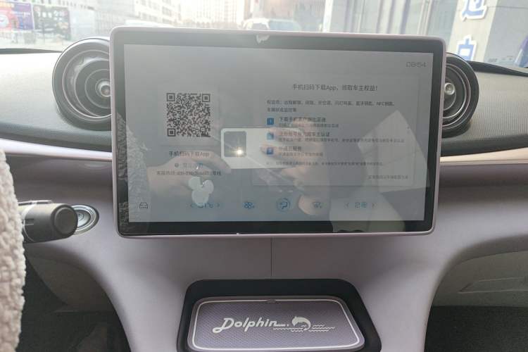 Used BYD Dolphin 2021 405 km Fashion Edition Audio And AC Panel