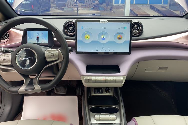 Used BYD Dolphin 2021 405 km Fashion Edition Audio And AC Panel