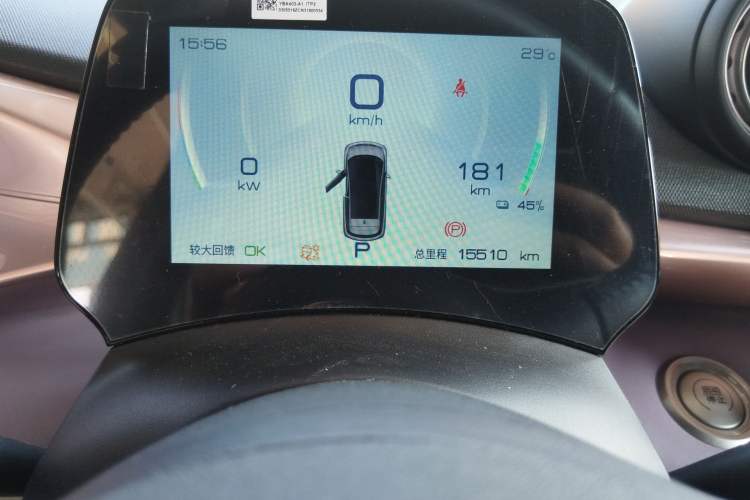 Used BYD Dolphin 2021 405 km Fashion Edition Odometer Close Up