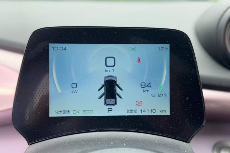 Used BYD Dolphin 2021 405 km Fashion Edition Odometer Close Up