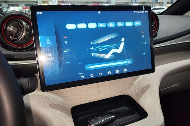 Used BYD Dolphin 2021 405 km Fashion Edition Audio And AC Panel