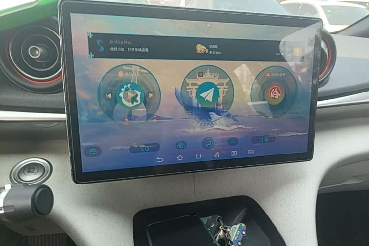 Used BYD Dolphin 2021 405 km Free Version Audio And AC Panel