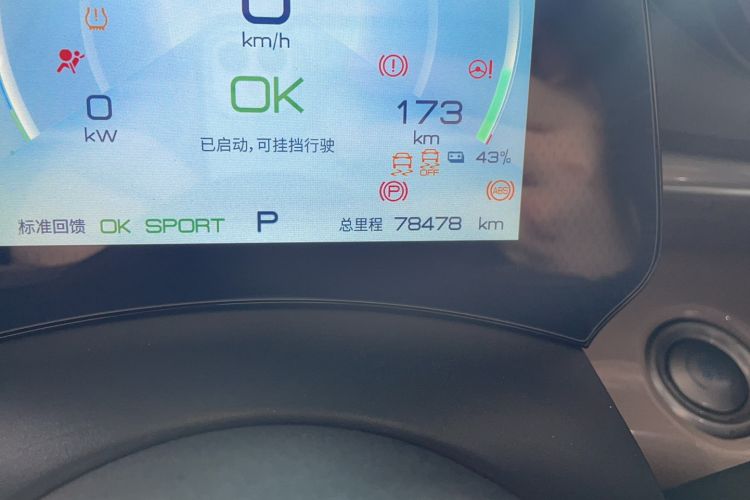 Used BYD Dolphin 2021 405 km Fashion Edition Odometer Close Up