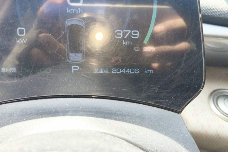 Used BYD Dolphin 2021 405 km Free Version Odometer Close Up