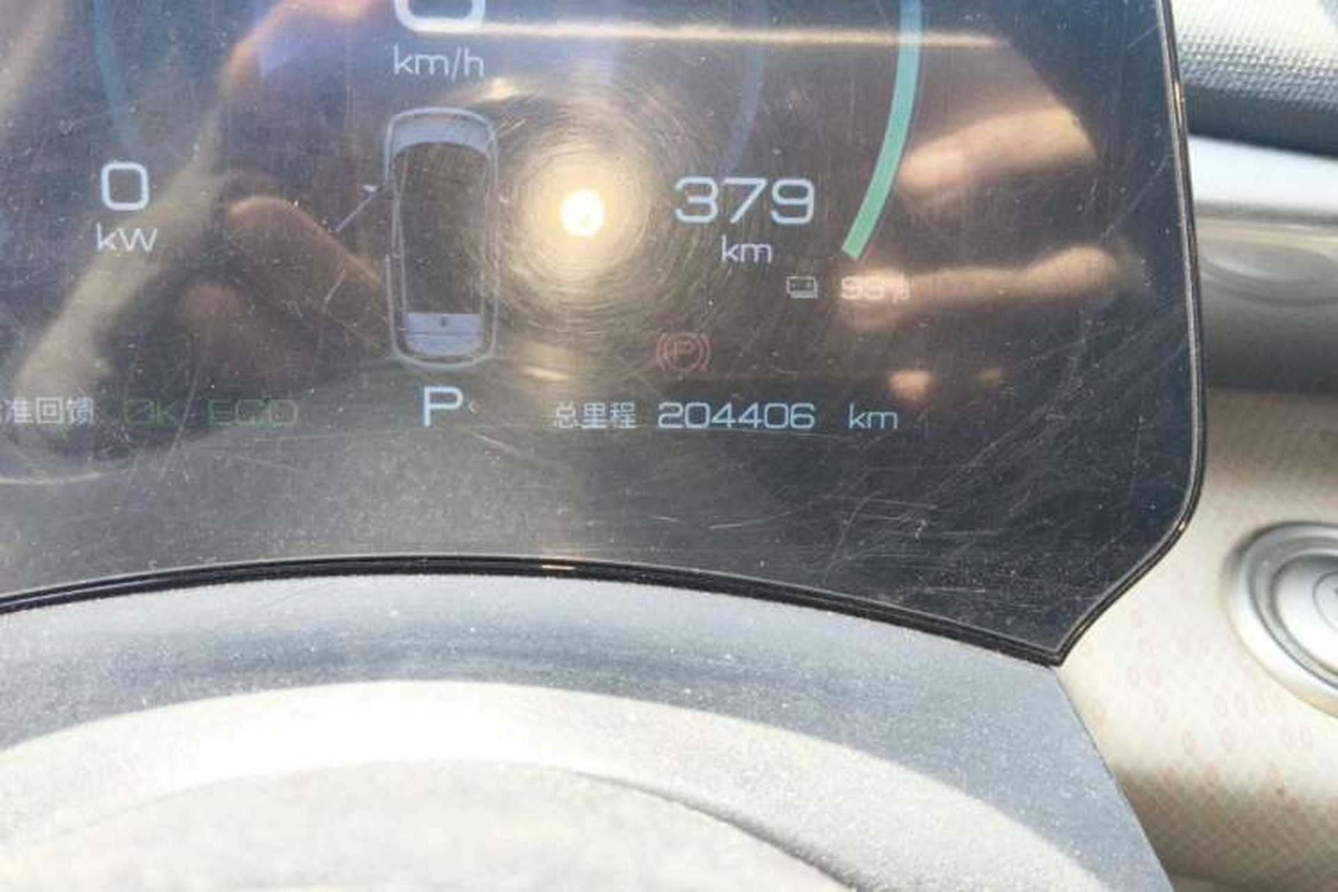 Used BYD Dolphin 2021 405 km Free Version Odometer Close Up