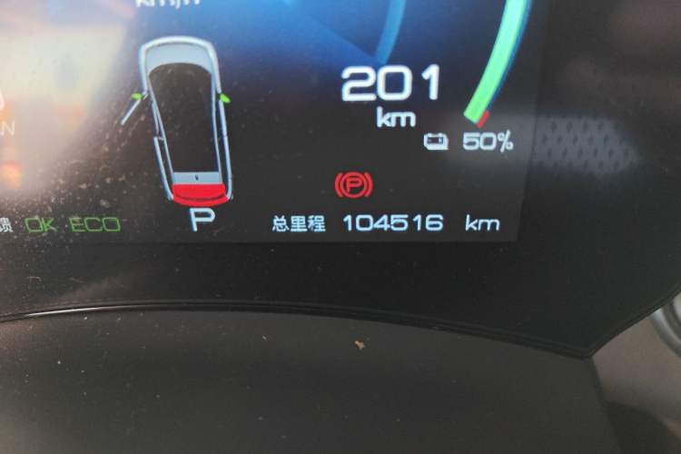 Used BYD Dolphin 2021 405 km Fashion Edition Odometer Close Up