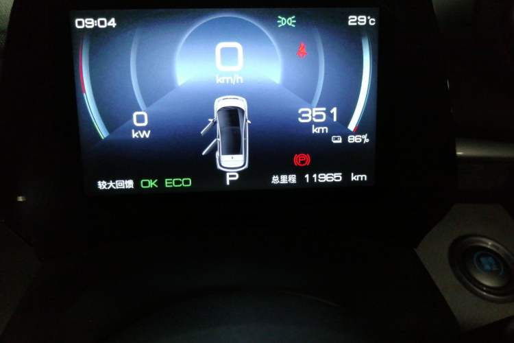 Used BYD Dolphin 2021 405 km Fashion Edition Odometer Close Up