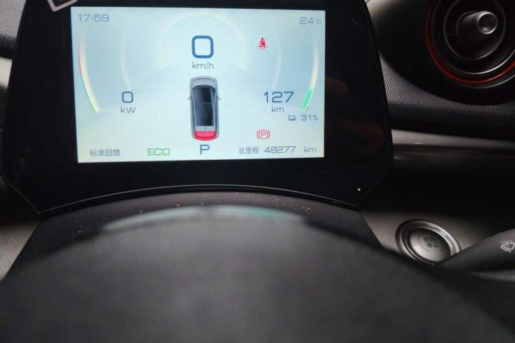 Used BYD Dolphin 2021 405 km Free Version Odometer Close Up