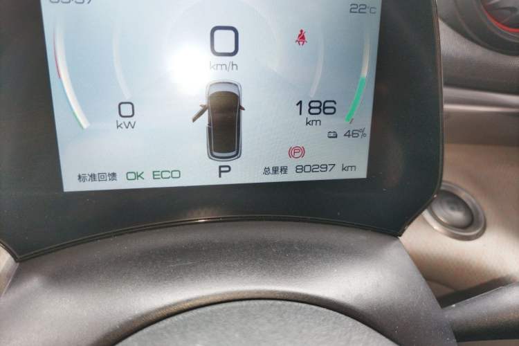 Used BYD Dolphin 2021 405 km Free Version Odometer Close Up