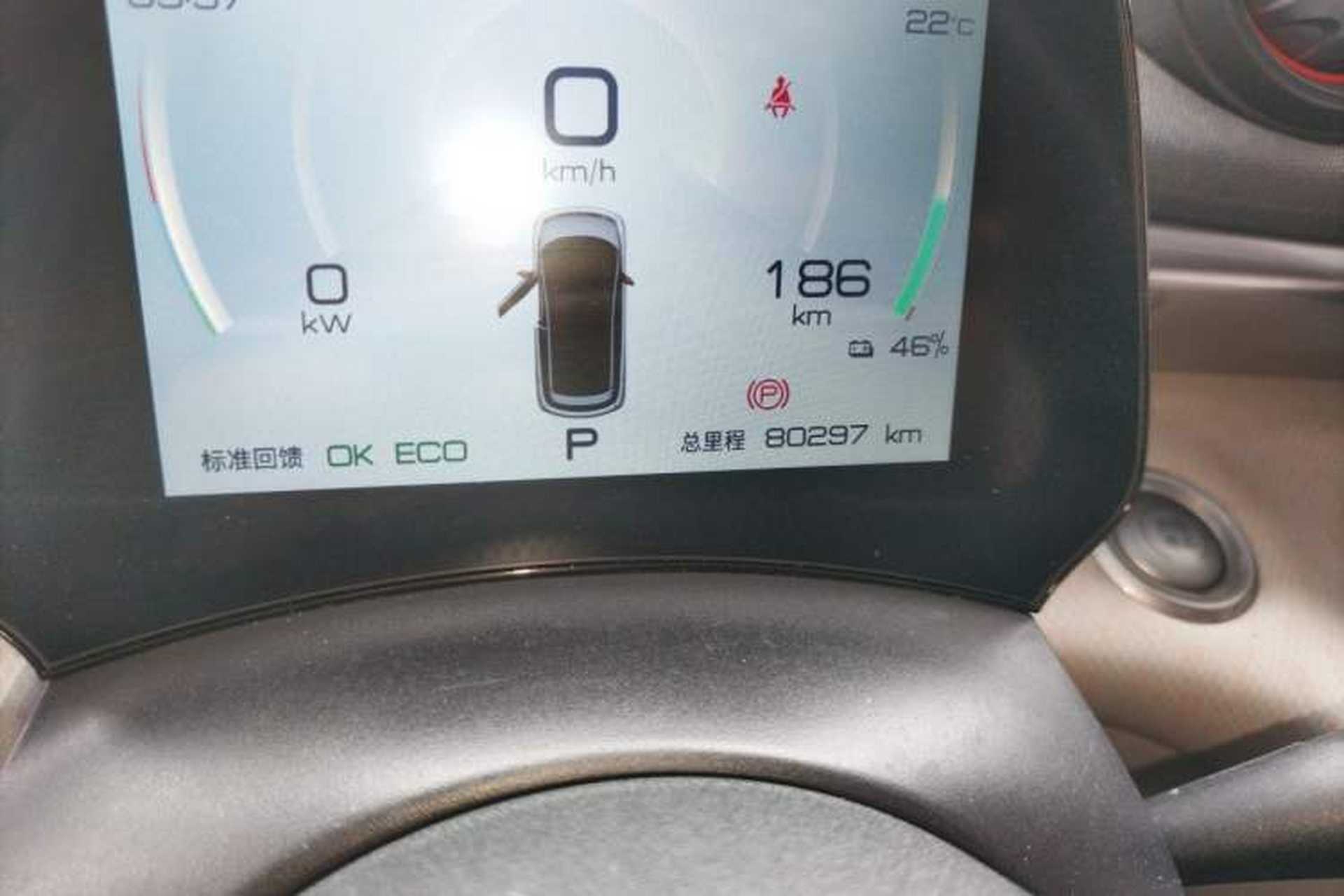Used BYD Dolphin 2021 405 km Free Version Odometer Close Up