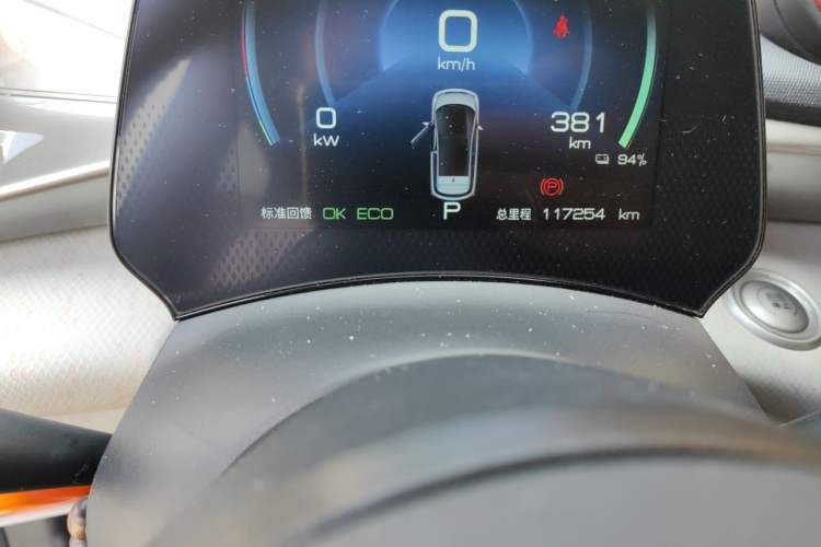 Used BYD Dolphin 2021 405 km Fashion Edition Odometer Close Up