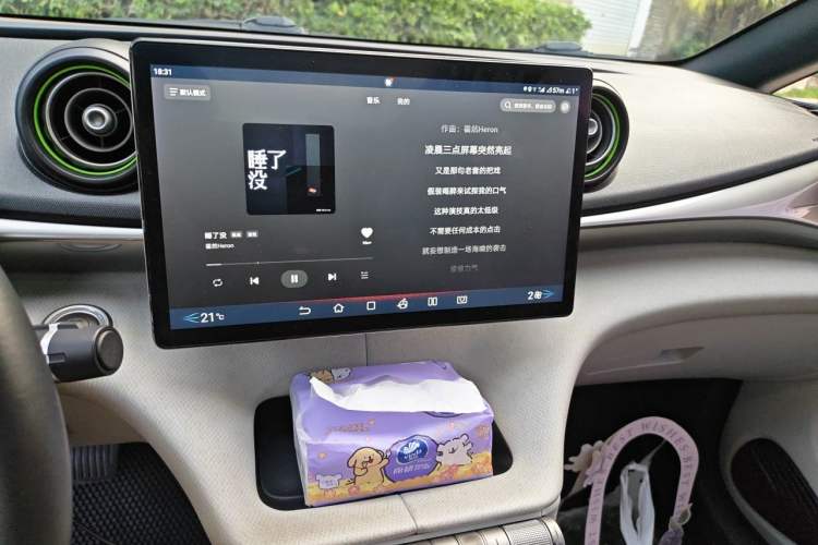 Used BYD Dolphin 2021 405 km Fashion Edition Audio And AC Panel