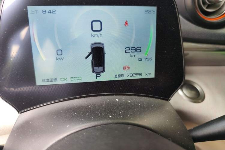 Used BYD Dolphin 2021 405 km Free Version Odometer Close Up