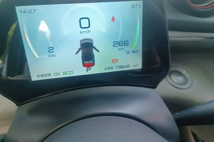 Used BYD Dolphin 2021 405 km Fashion Edition Odometer Close Up