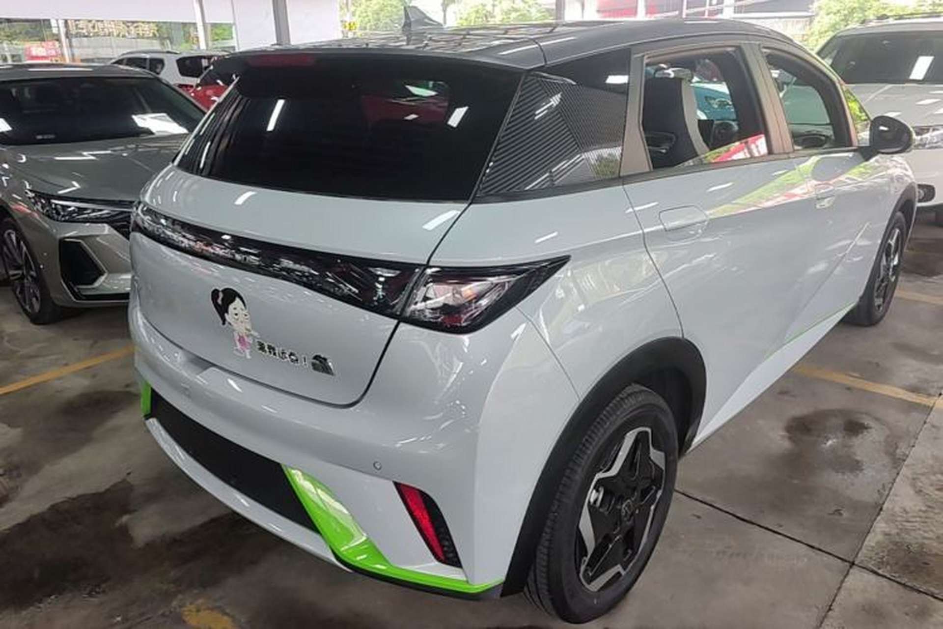 Used BYD Dolphin 2021 405 km Fashion Edition Rear Right 45 Deg