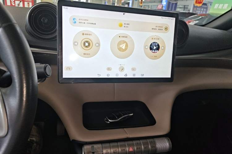 Used BYD Dolphin 2021 405 km Fashion Edition Audio And AC Panel