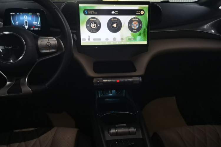 Used BYD Dolphin 2021 405 km Fashion Edition Audio And AC Panel