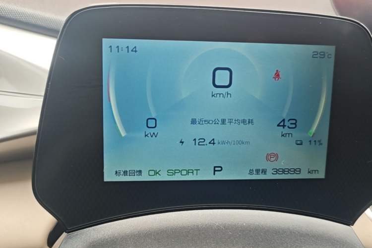 Used BYD Dolphin 2021 405 km Fashion Edition Instrument Cluster