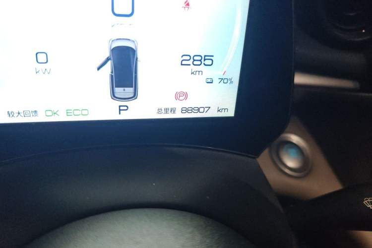 Used BYD Dolphin 2021 405 km Free Version Odometer Close Up