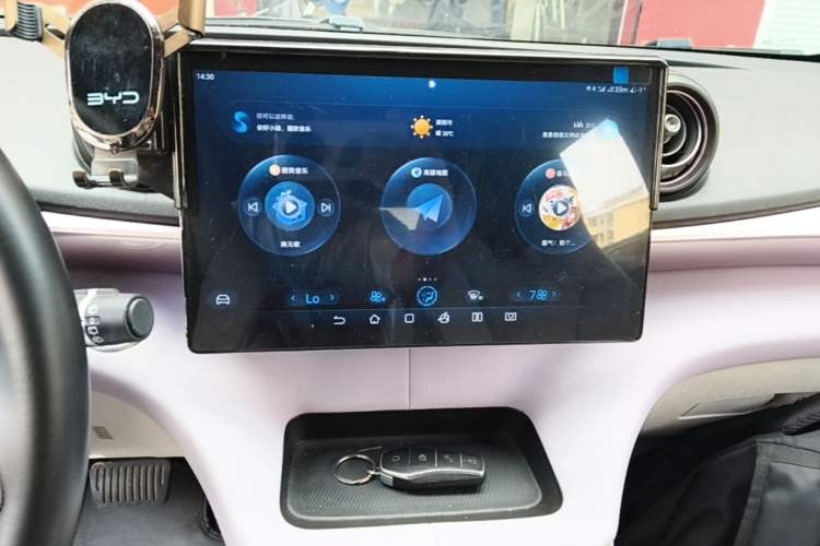 Used BYD Dolphin 2023 420 km Free Version Audio And AC Panel