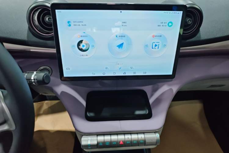 Used BYD Dolphin 2023 420 km Fashion Edition Audio And AC Panel