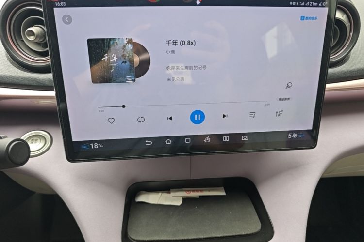 Used BYD Dolphin 2023 420 km Fashion Edition Audio And AC Panel