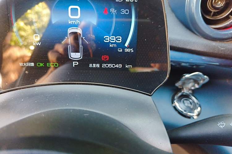 Used BYD Dolphin 2023 401km Knight Edition Odometer Close Up