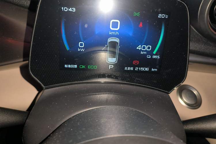 Used BYD Dolphin 2023 420 km Fashion Edition Odometer Close Up
