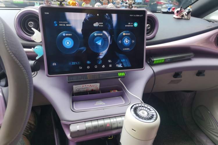 Used BYD Dolphin 2023 420 km Fashion Edition Audio And AC Panel