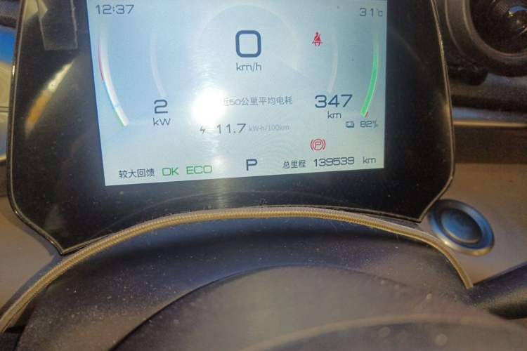 Used BYD Dolphin 2023 420 km Free Version Odometer Close Up