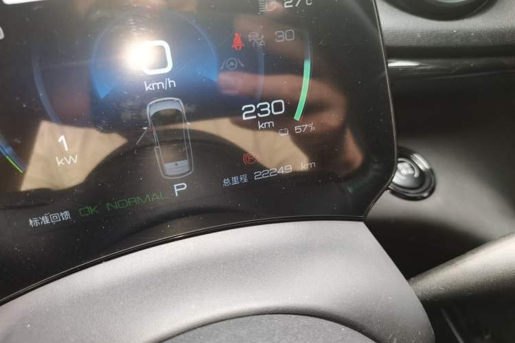 Used BYD Dolphin 2023 401km Knight Edition Odometer Close Up
