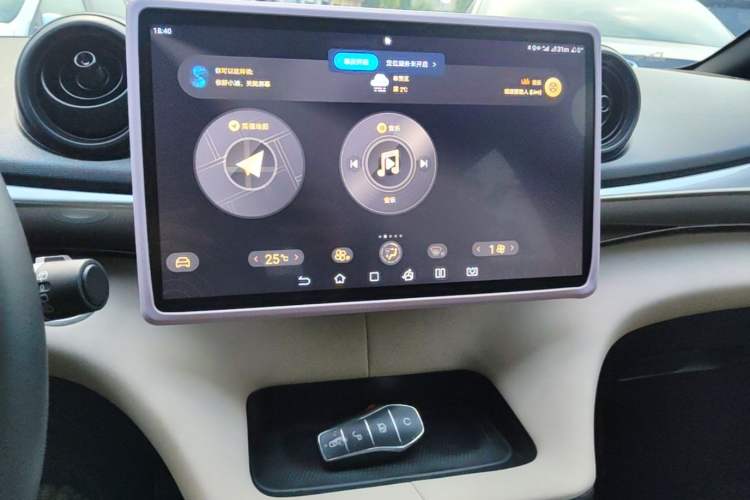 Used BYD Dolphin 2023 420 km Fashion Edition Audio And AC Panel