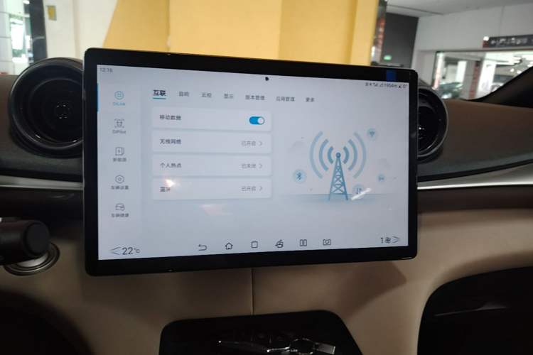 Used BYD Dolphin 2023 420 km Fashion Edition Audio And AC Panel