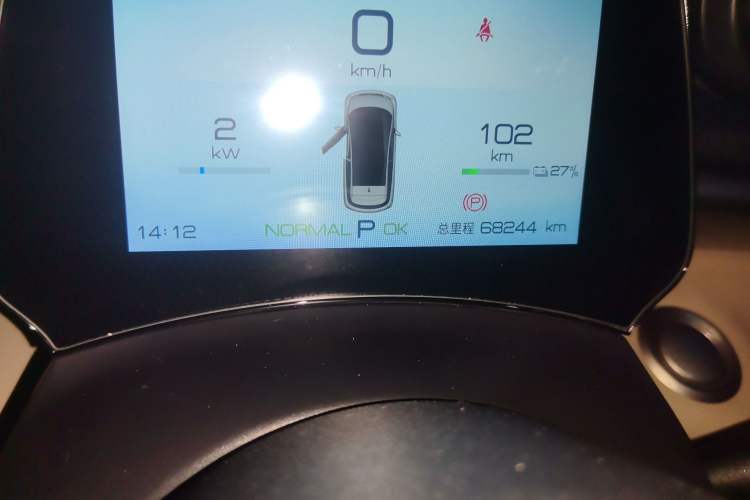 Used BYD Dolphin 2023 420 km Free Version Odometer Close Up