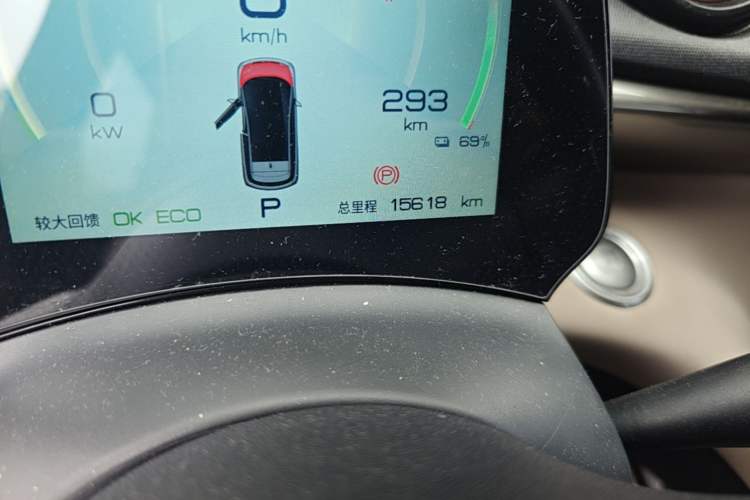 Used BYD Dolphin 2023 420 km Fashion Edition Odometer Close Up