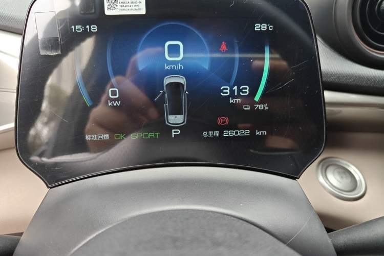 Used BYD Dolphin 2023 420 km Fashion Edition Odometer Close Up