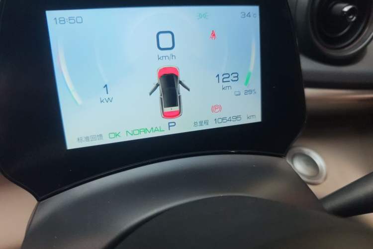 Used BYD Dolphin 2023 420 km Free Version Odometer Close Up