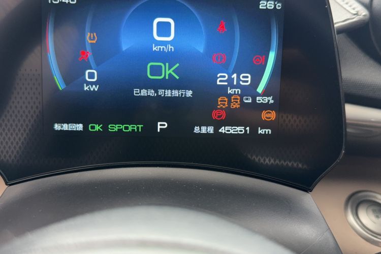 Used BYD Dolphin 2023 420 km Fashion Edition Odometer Close Up
