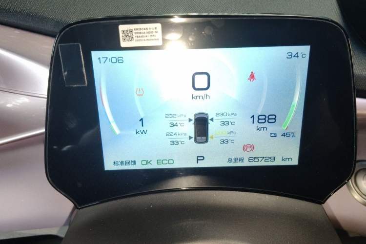 Used BYD Dolphin 2023 420 km Free Version Instrument Cluster
