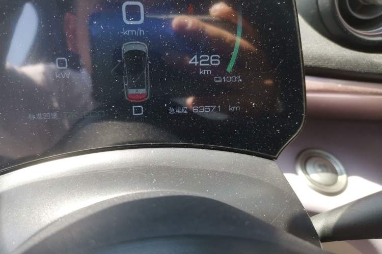 Used BYD Dolphin 2023 420 km Free Version Odometer Close Up