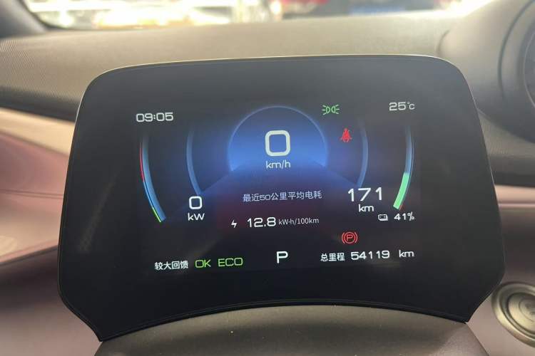 Used BYD Dolphin 2023 420 km Fashion Edition Odometer Close Up