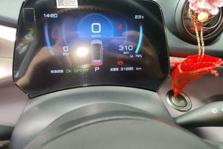 Used BYD Dolphin 2023 420 km Fashion Edition Odometer Close Up