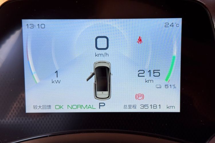Used BYD Dolphin 2023 420 km Free Version Odometer Close Up