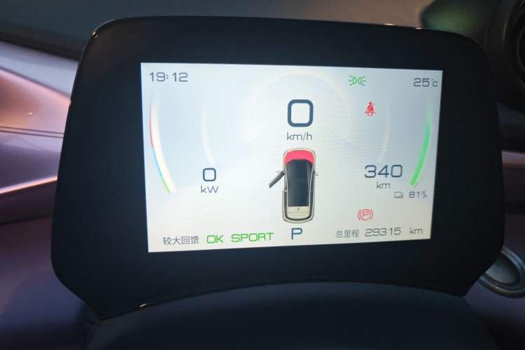 Used BYD Dolphin 2023 420 km Fashion Edition Instrument Cluster